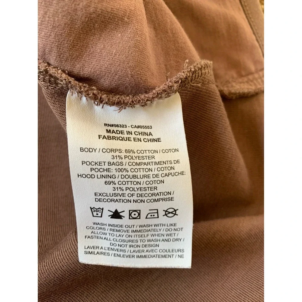 Nike Tech Fleece Hoodie Women Size M Mauve Brown Full Zip Jacket Athleisure Core